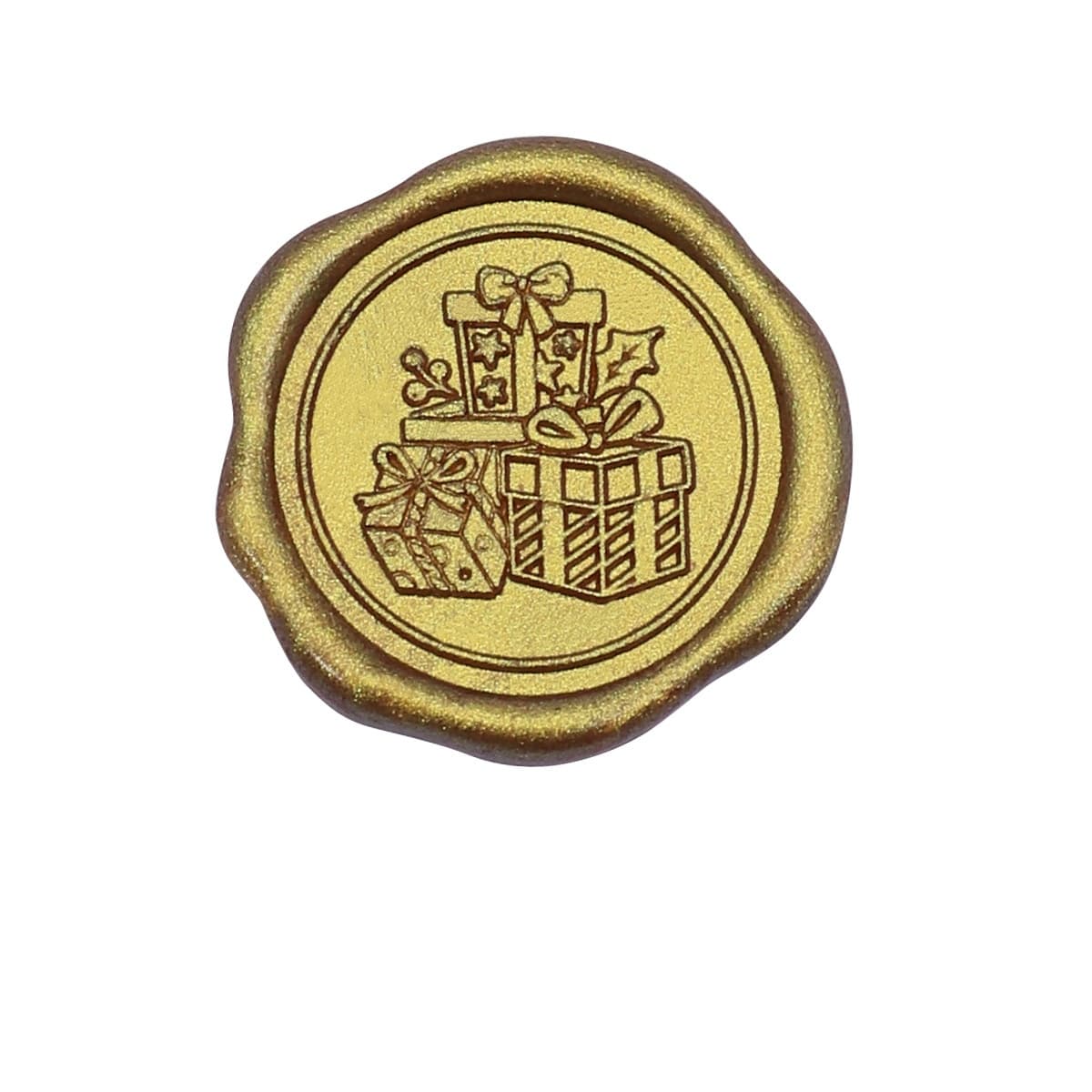 Color Christmas Gift Treasure Gold