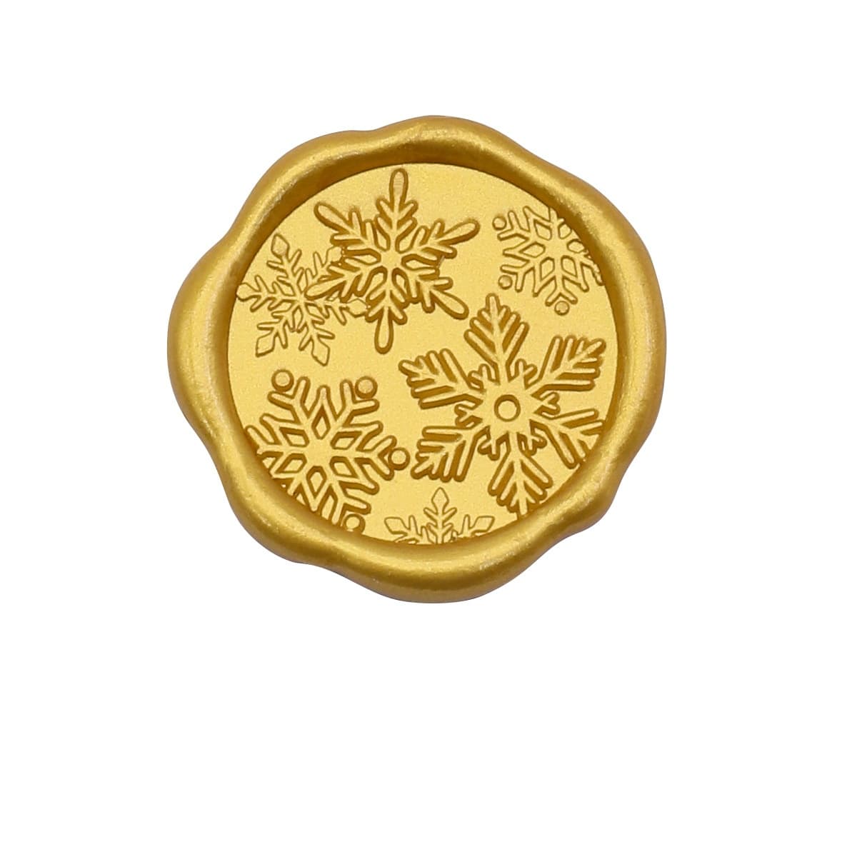 Color Colorful Snowflake Gold