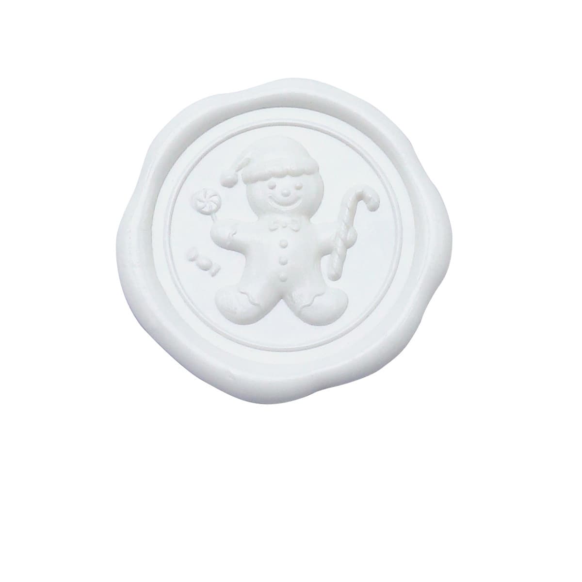 Color Gingerbread Man White