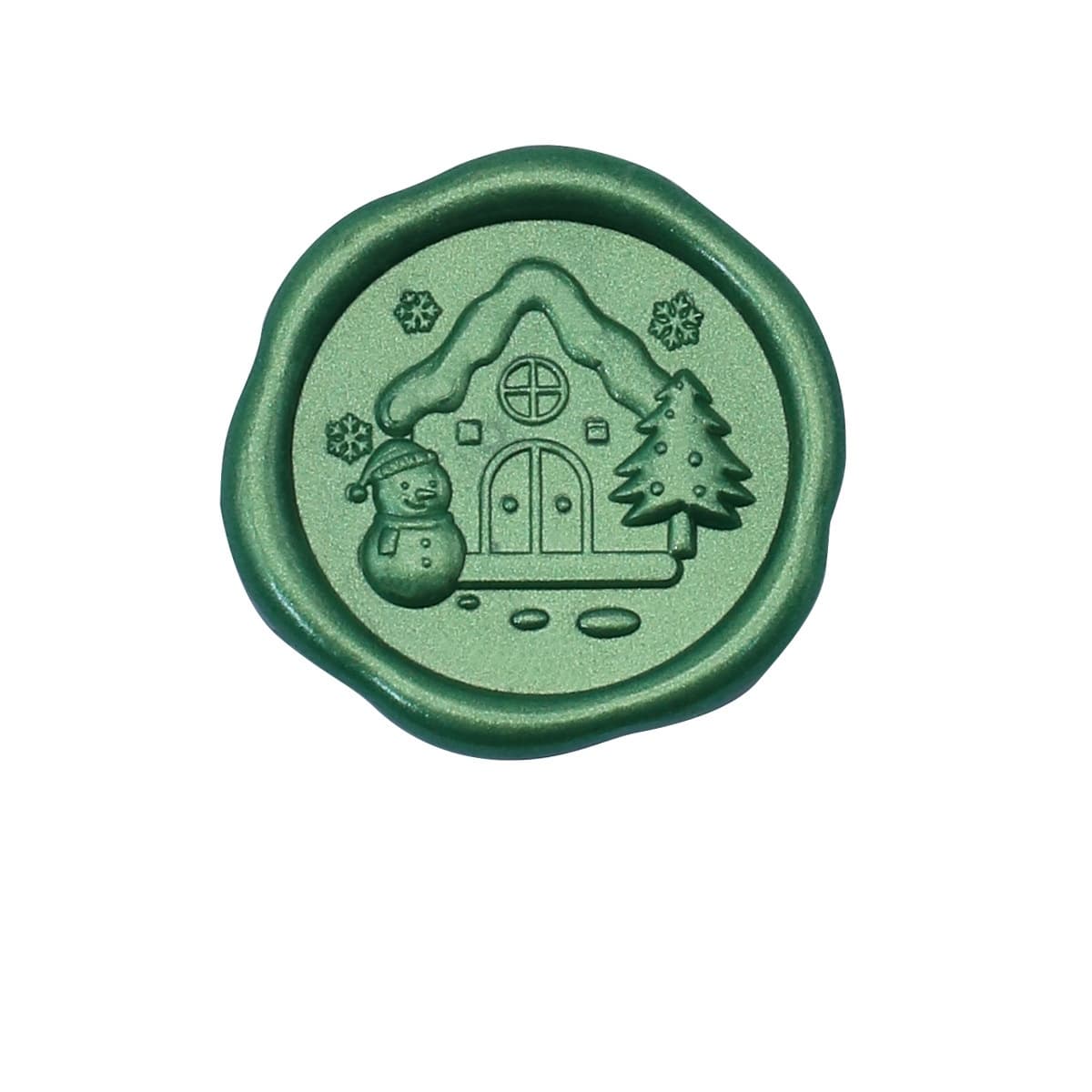 Color Snow House Pine Green