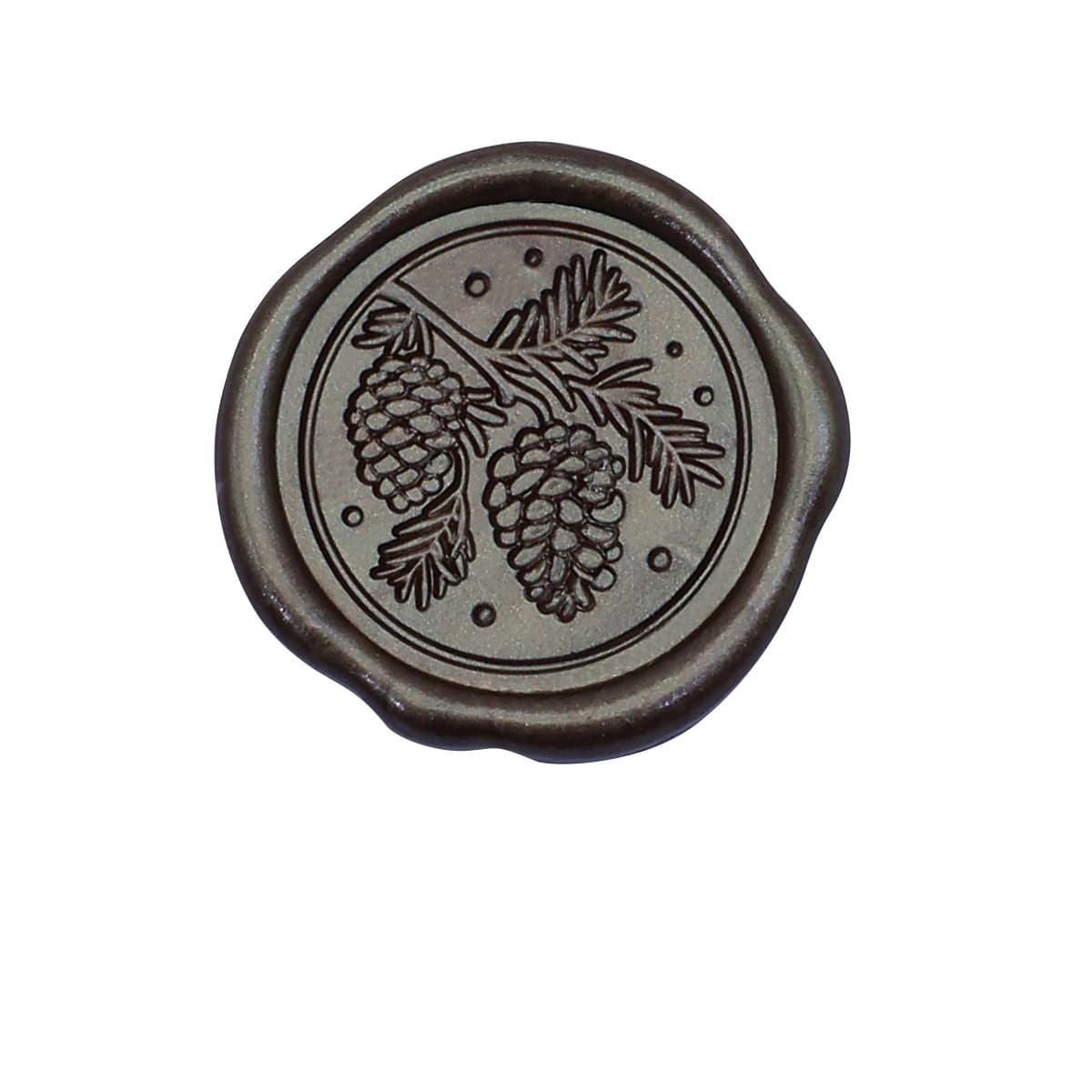 Color Snowy Pinecone Taupe Brown